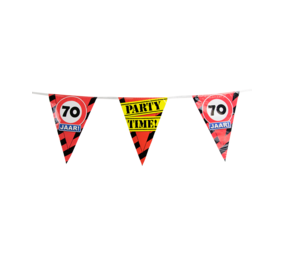 Paper Dreams Garland 70 Years Traffic Sign | 10 m Paper Dreams Garland 70 Years Traffic Sign | 10 m