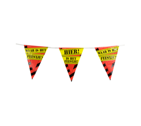 Paper Dreams Garland – Wo ist die Party? Verkehrsschild | 10 m