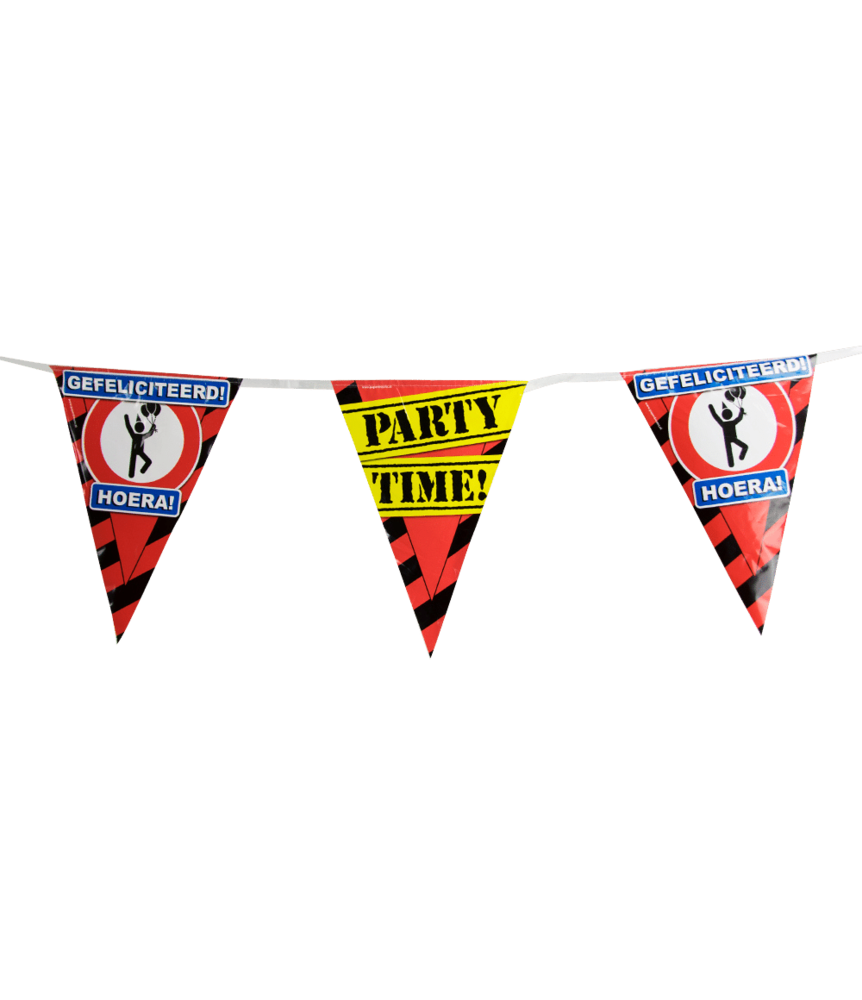 Paper Dreams Slinger Gefeliciteerd Verkeersbord | 10mtr Paper Dreams Slinger Gefeliciteerd Verkeersbord | 10mtr