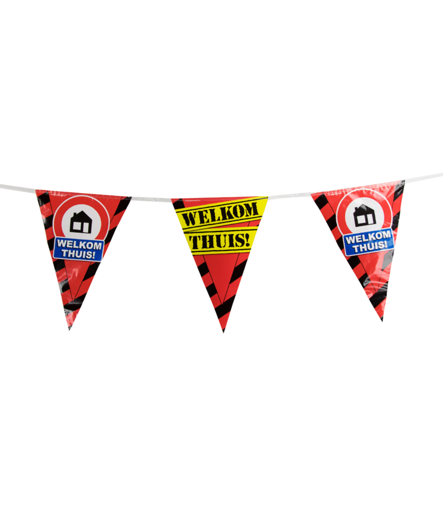 Paper Dreams Welcome Home Garland Traffic Sign 10 meters | per piece