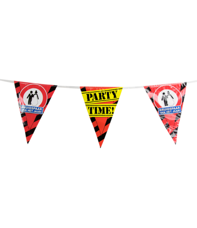 Paper Dreams Slinger Bruidspaar Verkeersbord | 10mtr Paper Dreams Slinger Bruidspaar Verkeersbord | 10mtr