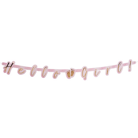 Boland Guirlande de lettres « Bonjour ma belle ! » | 143 cm
