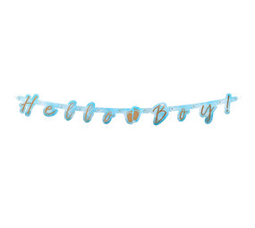 Boland Letter garland Hello Boy! | 140cm