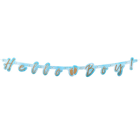 Boland Letter garland Hello Boy! | 140cm