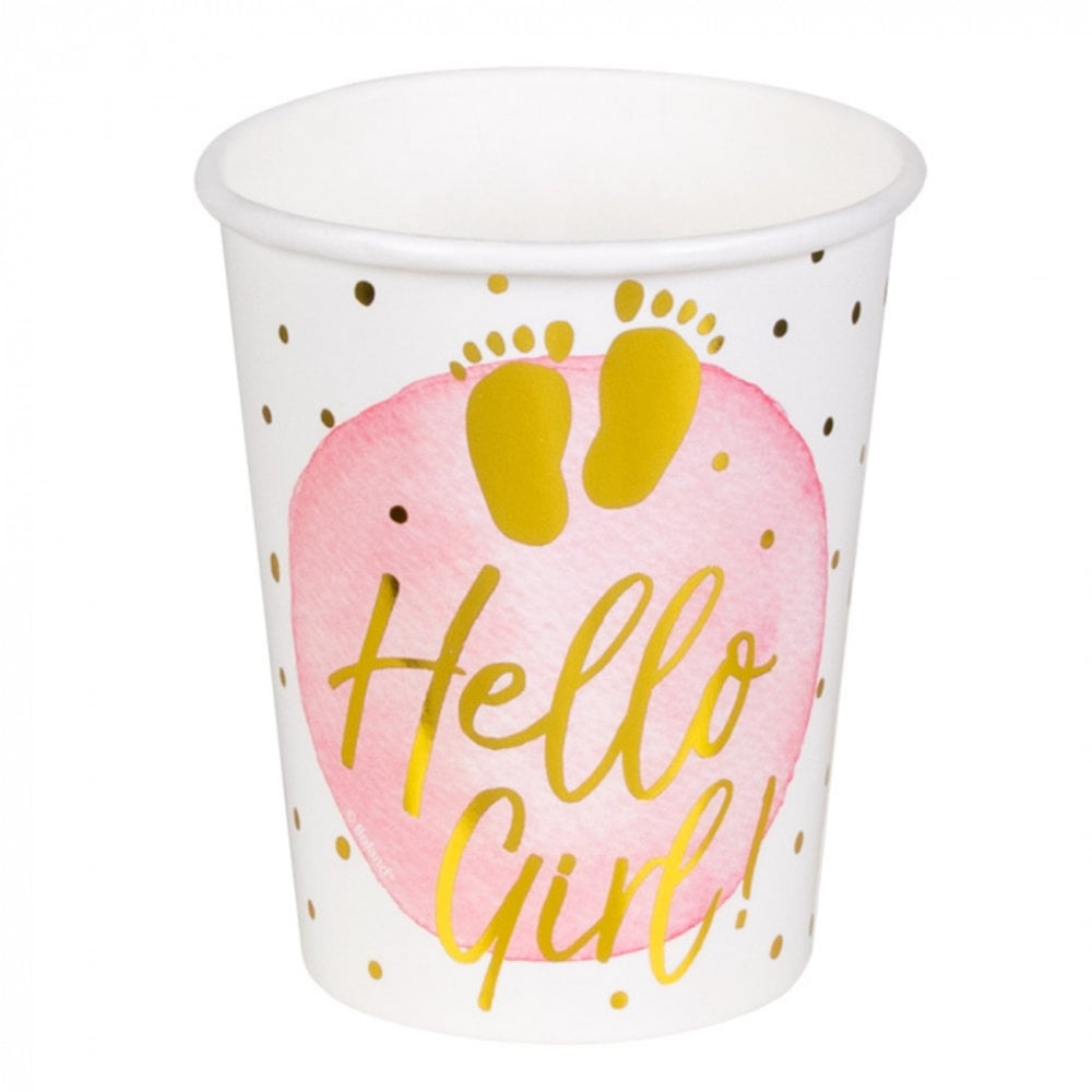 Hello Girl! Cups 210ml | 10 pieces