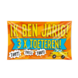Gevelvlag Ik ben jarig 3x toeteren XXL | 150x90cm Gevelvlag Ik ben jarig 3x toeteren XXL | 150x90cm