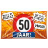 Paper Dreams Fassadenflagge 50 Jahre Verkehrsschild XXL | 150 x 90 cm Paper Dreams Fassadenflagge 50 Jahre Verkehrsschild XXL | 150 x 90 cm