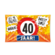 Gevelvlag 40 jaar verkeersbord XXL | 150x90cm Gevelvlag 40 jaar verkeersbord XXL | 150x90cm