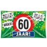 Paper Dreams Facade flag 60 years traffic sign XXL | 150x90cm Paper Dreams Facade flag 60 years traffic sign XXL | 150x90cm