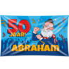 Paper Dreams Abraham Cartoon 50 Years Facade Flag XXL 150x90cm | per piece Paper Dreams Abraham Cartoon 50 Years Facade Flag XXL 150x90cm | per piece
