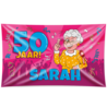 Paper Dreams Sarah Cartoon 50 jaar Gevelvlag XXL 150x90cm | per stuk