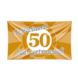Paper Dreams Fassadenflagge „50 Jahre verheiratet“ – Verkehrsschild XXL | 150 x 90 cm
