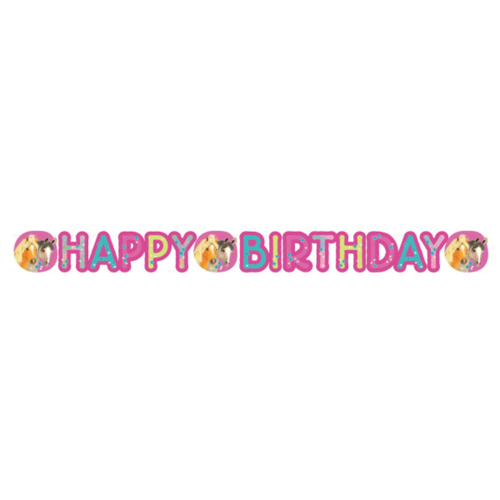 Riethmüller Pretty Pony Horse Letter Garland 180x15cm | per piece
