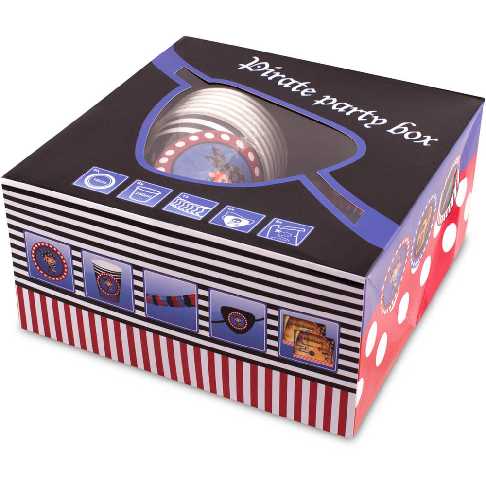 Folat Piraten-Kinderparty-Paket | 6 Personen