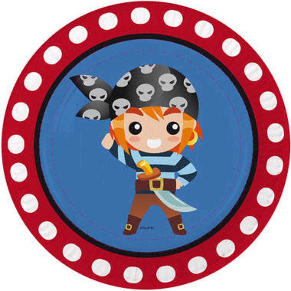 Folat Piraten-Kinderparty-Paket | 6 Personen