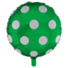 WeFiesta Helium ballon groen met witte stippen | per stuk WeFiesta Helium ballon groen met witte stippen | per stuk