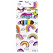 LG Imports Crayons de couleur arc-en-ciel 9 cm | 24 boîtes
