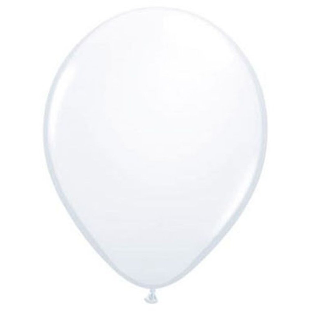 Weiße Luftballons, 13 cm | 20 Stück