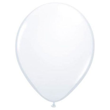 Weiße Luftballons, 13 cm | 20 Stück