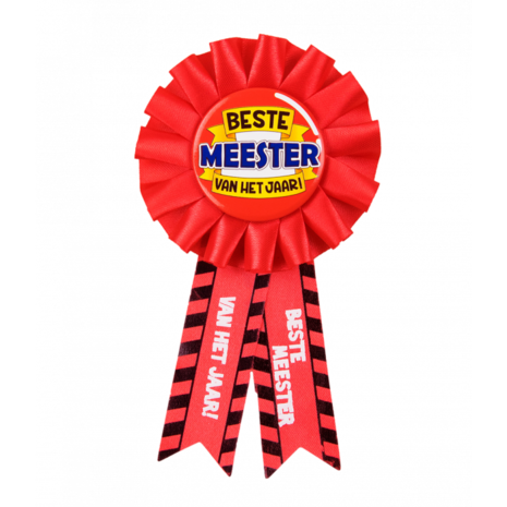 Paper Dreams Rozet Beste meester van het jaar Paper Dreams Rozet Beste meester van het jaar