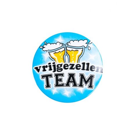 Paper Dreams Button klein vrijgezel man | per stuk Paper Dreams Button klein vrijgezel man | per stuk