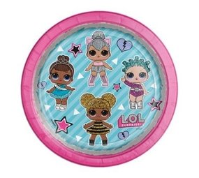 Unique Party LOL Surprise Plates 18cm | 8 pieces