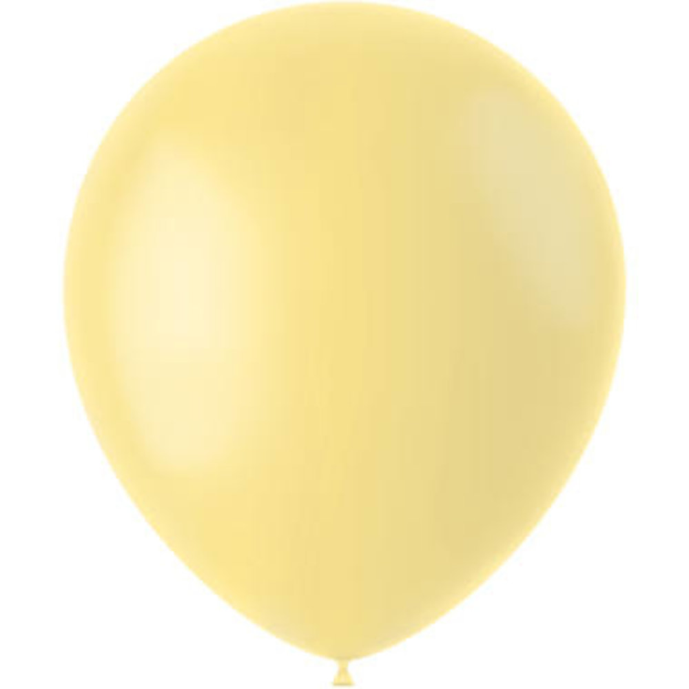 Folat Hellgelbe Luftballons, 33 cm | 10 Stück