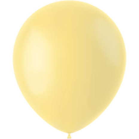 Folat Powder Yellow Balloons 33cm | 10 pieces