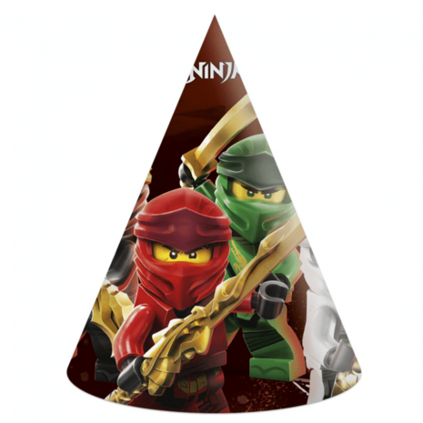 Procos Party Lego Ninjago Partyhüte | 6 Stück