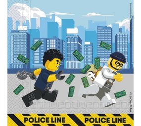Procos Party Lego City Servietten 33x33cm | 20 Stück