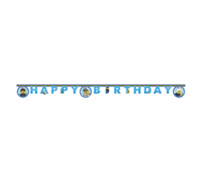 Procos Party Guirlande de lettres « Joyeux anniversaire » Lego City 200 cm | à l'unité