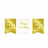 Paper Dreams Garland Cheers to 21 years white/gold | 6m Paper Dreams Garland Cheers to 21 years white/gold | 6m
