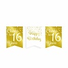 Paper Dreams Garland feiert 16 Jahre Weiß/Gold | 6 m Paper Dreams Garland feiert 16 Jahre Weiß/Gold | 6 m