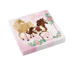 Riethmüller Servetten Beautiful Horses Paarden 33x33cm | 20 stuks Riethmüller Servetten Beautiful Horses Paarden 33x33cm | 20 stuks
