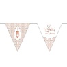 Zin El Afrah Guirlande en plastique or rose pour l'Aïd Moubarak | 6 mètres Zin El Afrah Guirlande en plastique or rose pour l'Aïd Moubarak | 6 mètres