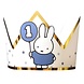 Haza - Witbaard Miffy Crown 1st Birthday Blue | per piece