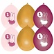 Haza - Witbaard Miffy balloons 1st birthday girl | 6 pieces