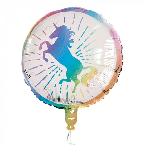 Boland Eenhoorn Goud Folie Ballon 45cm | per stuk Boland Eenhoorn Goud Folie Ballon 45cm | per stuk