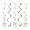 Creative Converting Décoration suspendue Licorne Bébé Spirale 76 cm | 5 pièces Creative Converting Décoration suspendue Licorne Bébé Spirale 76 cm | 5 pièces