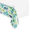 Unique Party Nappe dinosaure bleue et verte 137 x 213 cm | à l'unité