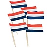 WeFiesta Plektren mit der rot-weiß-blauen Flagge der Niederlande | 50 Stück WeFiesta Plektren mit der rot-weiß-blauen Flagge der Niederlande | 50 Stück