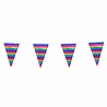 Vlaggenlijn regenboog metallic | 10m Vlaggenlijn regenboog metallic | 10m