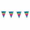 Boland Guirlande de mini-drapeaux métallisés aux couleurs de l'arc-en-ciel 14 x 300 cm | à l'unité