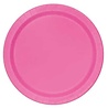Unique Party Roze Borden 18cm | 8 stuks Unique Party Roze Borden 18cm | 8 stuks