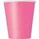 Unique Party Pinkfarbene Tassen, 270 ml | 8 Stück