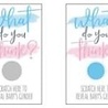 Cartes à gratter pour révélation du sexe (garçon) | 10 pièces Cartes à gratter pour révélation du sexe (garçon) | 10 pièces