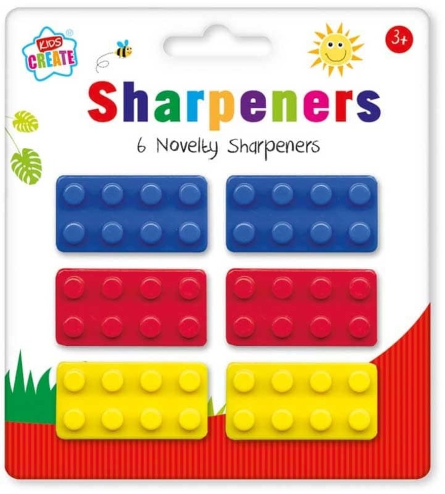 Creative Converting Lego Pencil Sharpeners | 6 pieces