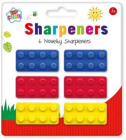Creative Converting Taille-crayons Lego | 6 pièces