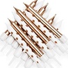 Taartkaarsjes Goud Metallic met sterren | 12 stuks