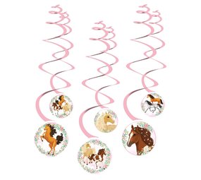 Amscan Hangdecoratie Swirls Beautiful Horses Paarden 61cm | 6 stuks Amscan Hangdecoratie Swirls Beautiful Horses Paarden 61cm | 6 stuks
